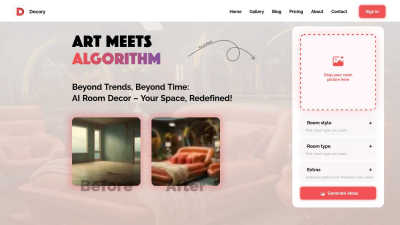 Decory - AI tool for Content Creation