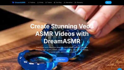 DreamASMR - AI tool for Audio & Music