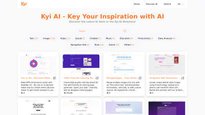 Kyi AI Directory - AI tool for Design Tools