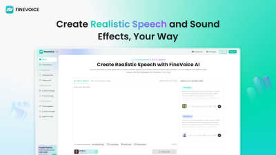 FineVoice - AI tool for Audio & Music