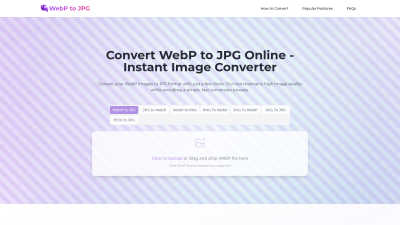 WebP to JPG Converter - AI tool for Image & Photo