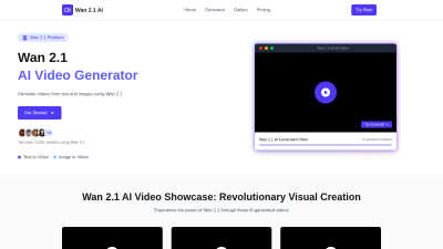 Wan 2.1 - AI tool for Content Creation