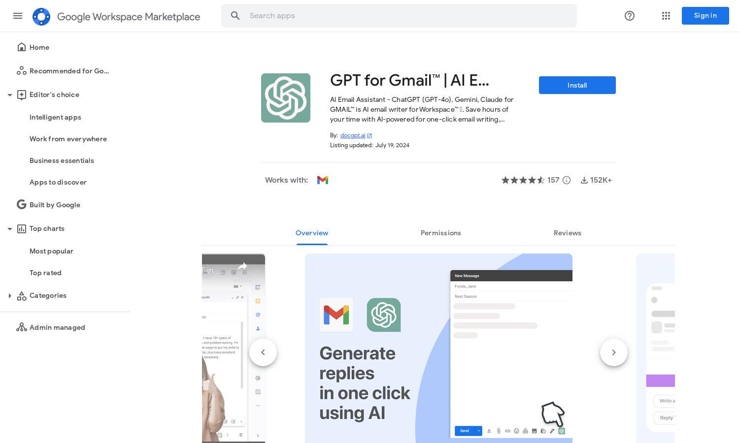 GPT for Gmail™ Website