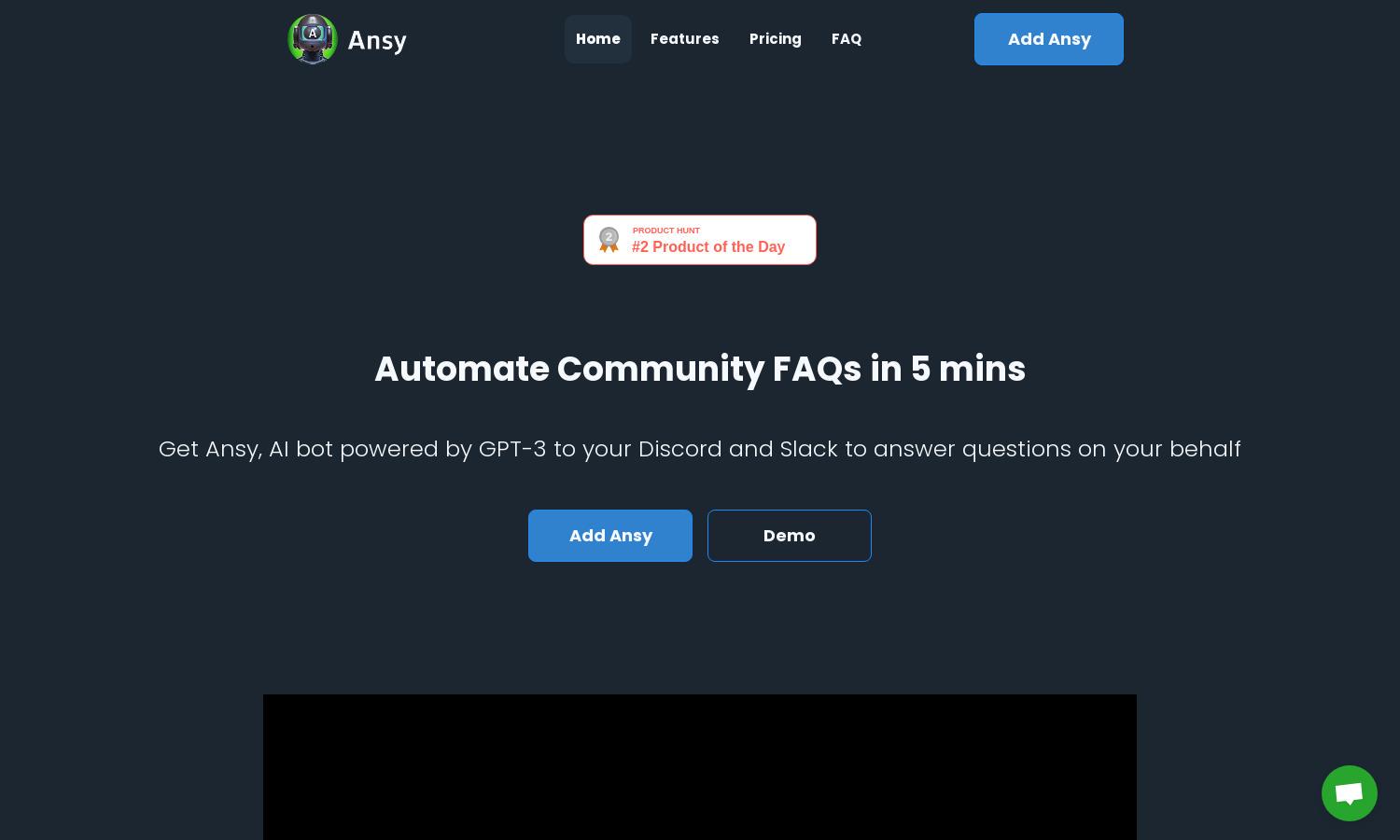 Ansy.ai Website