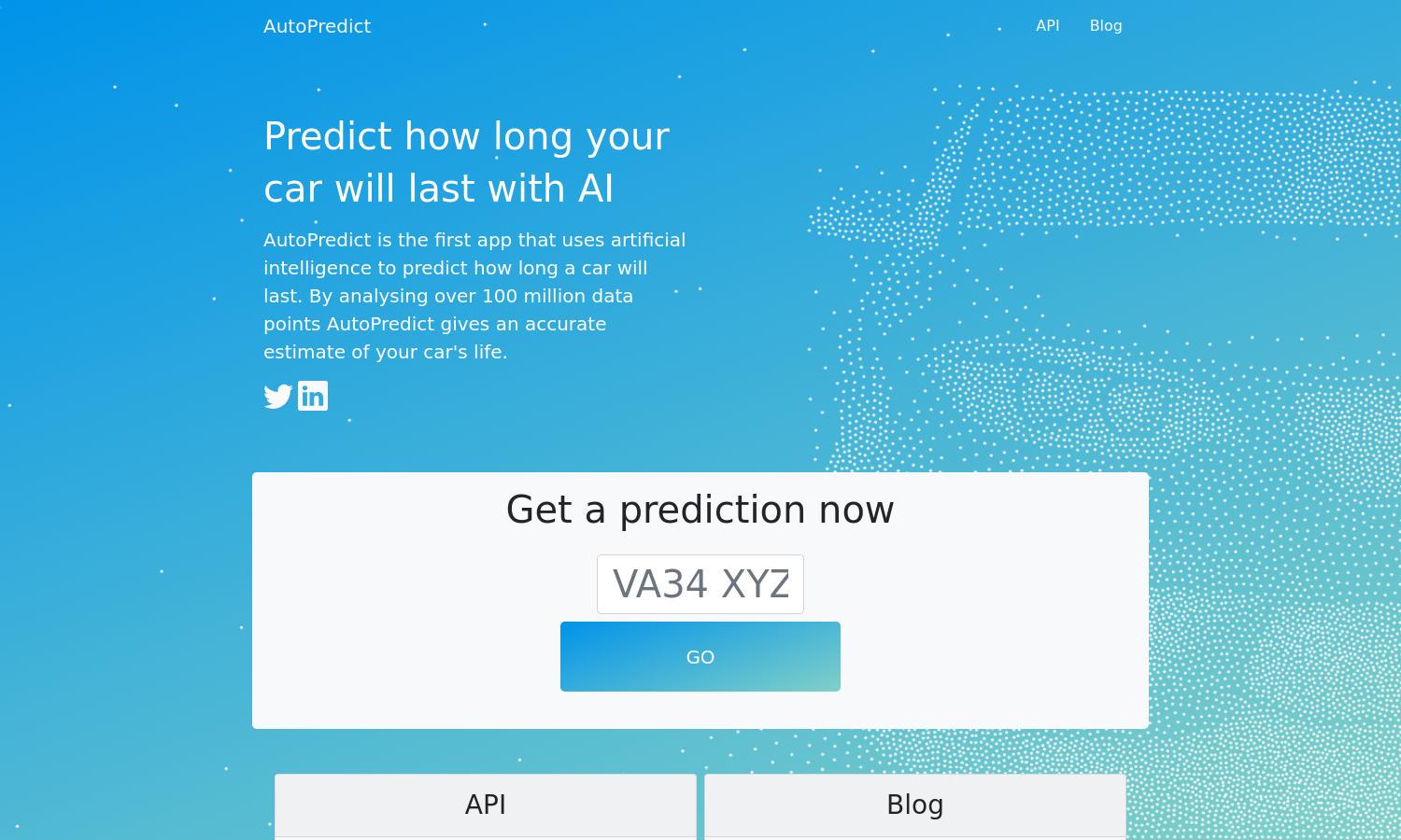 AutoPredict Website