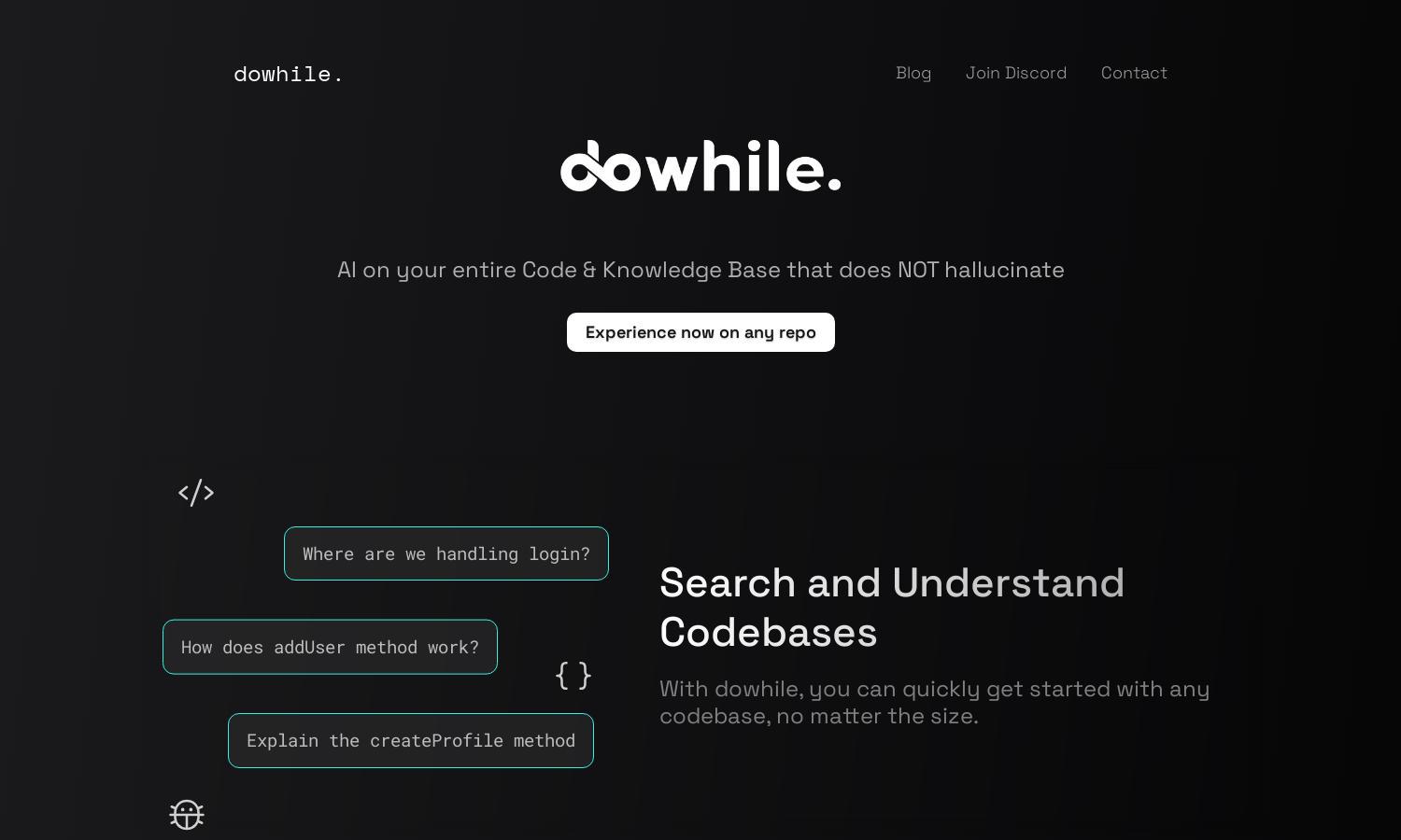 DoWhile AI Website