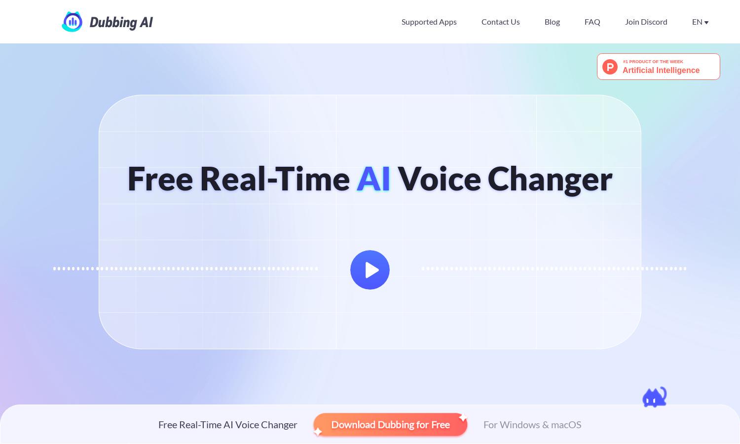 Dubbing AI Website