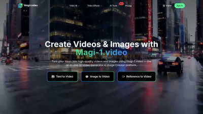 Magi-1 - AI tool for Content Creation