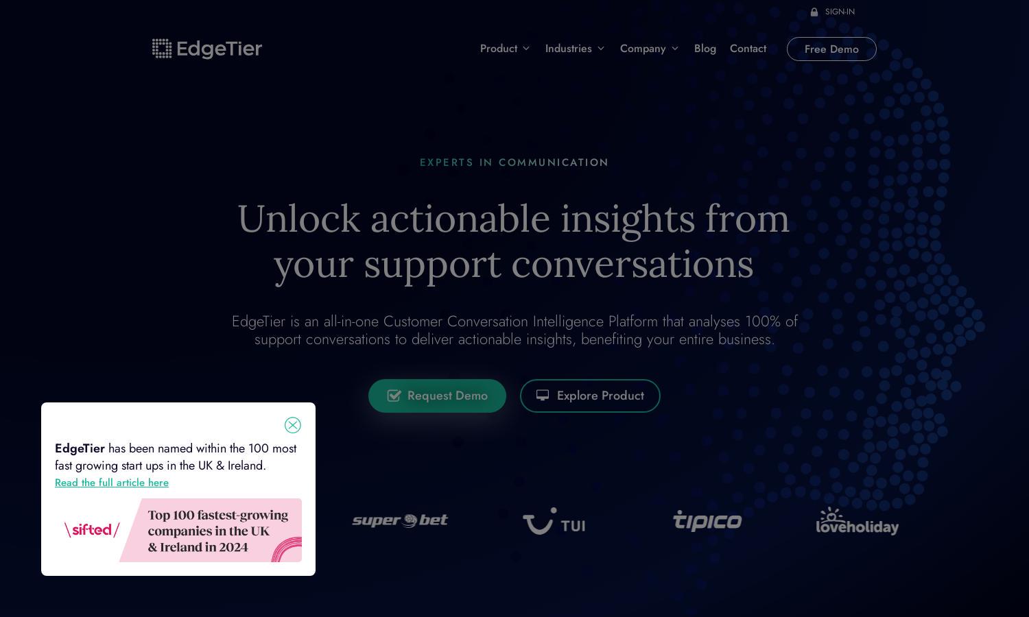 EdgeTier Website