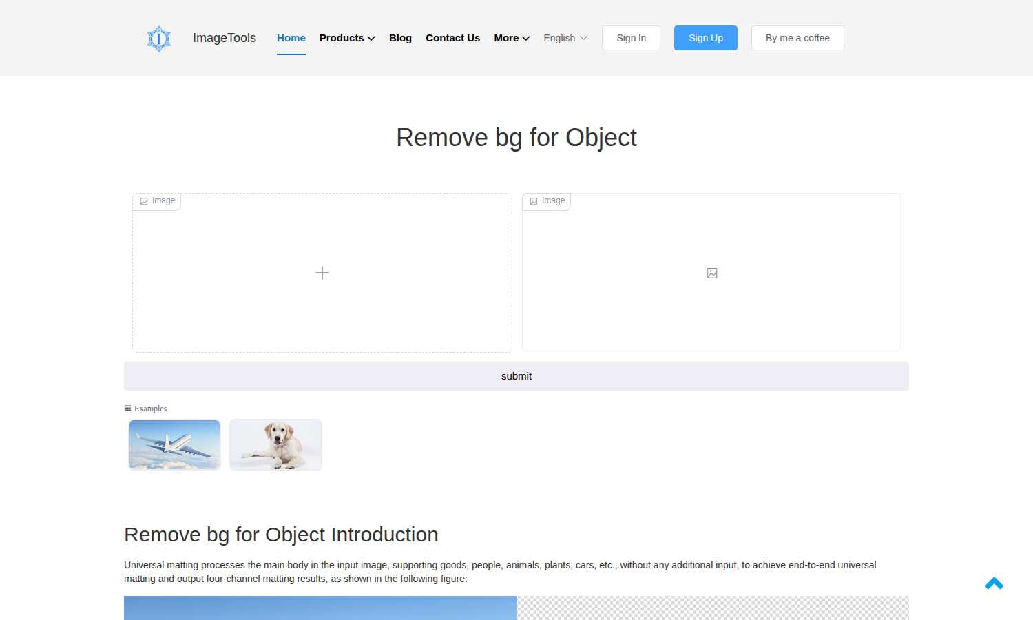ImageTools application interface and features