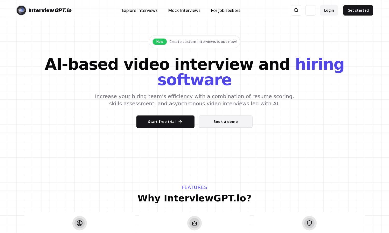 Interview GPT Website