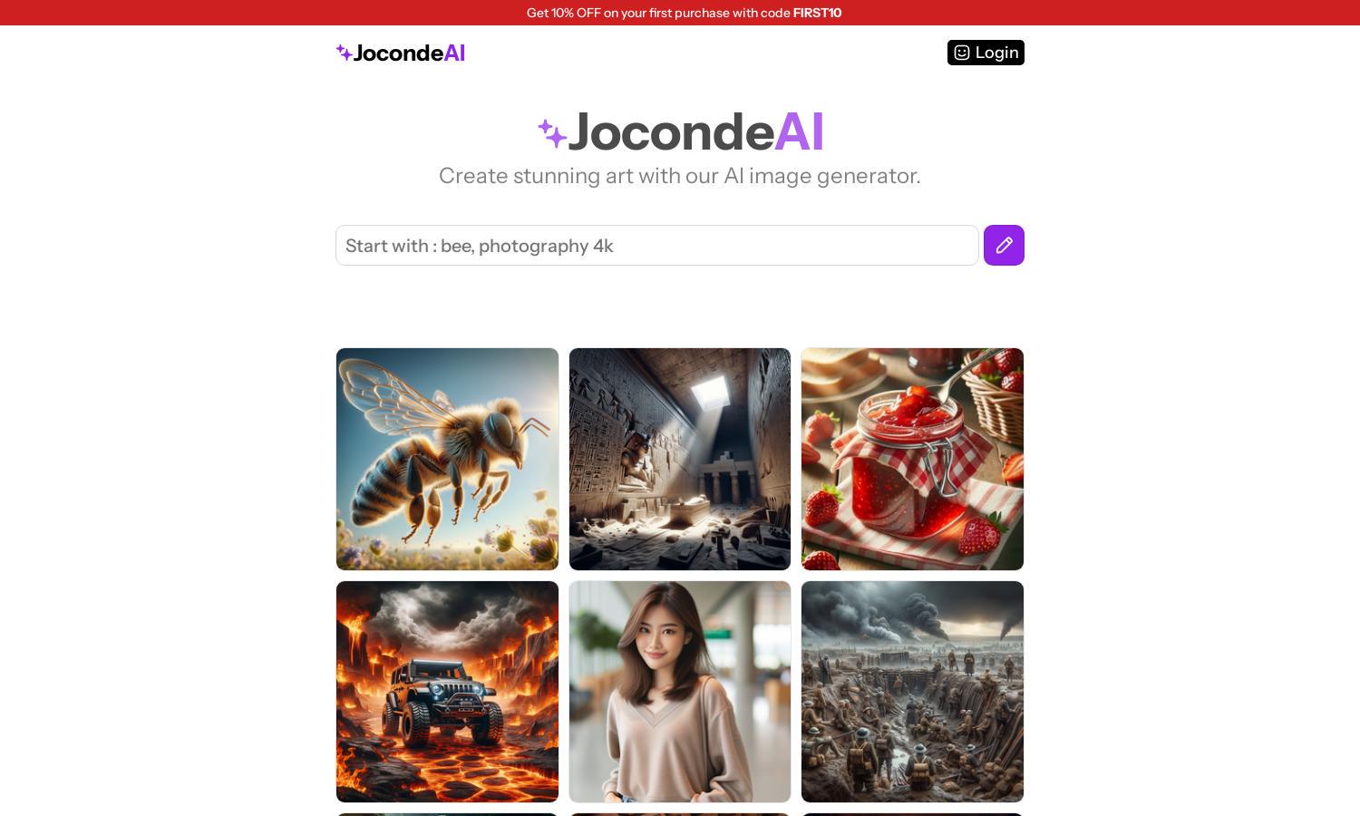 JocondeAI Website