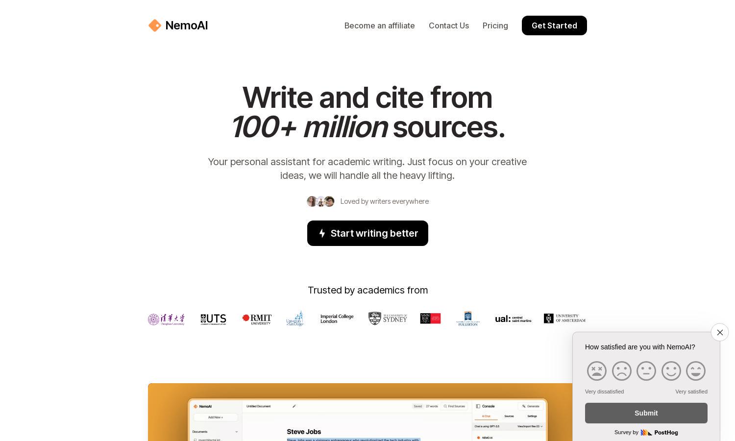 NemoAI Website