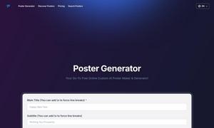 Poster Generator Website