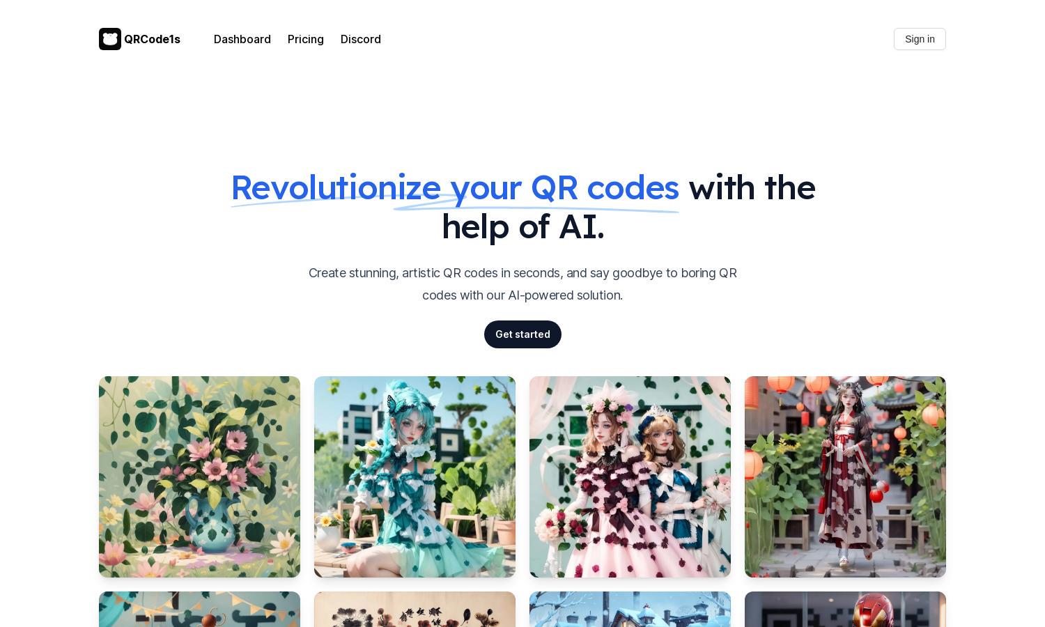 QRCode1s Website