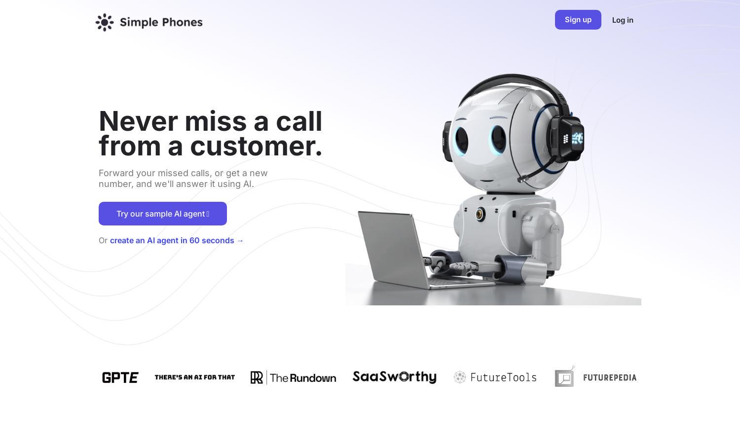 Simple Phones Website