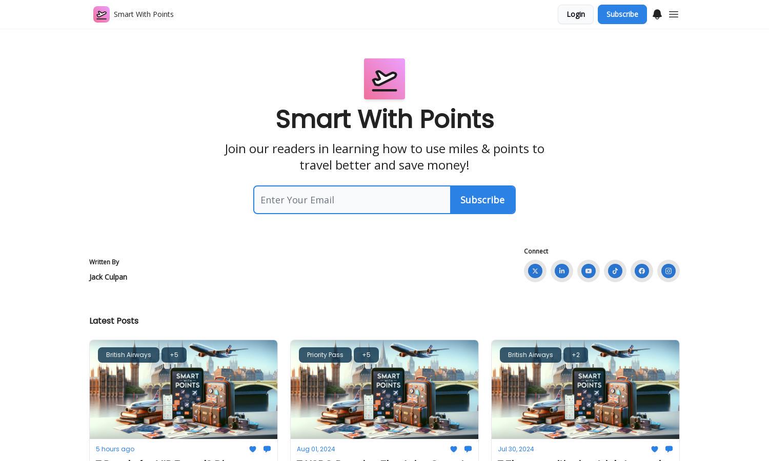 Smart With Points Website