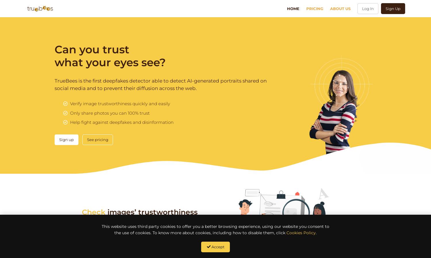 TrueBees Website