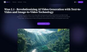 Wan 2.1 Website