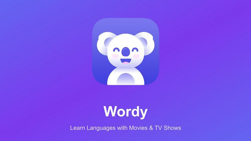 Wordy application interface and features