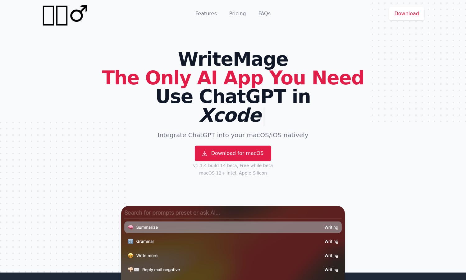 WriteMage Website